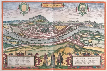 Salzburg, Österrike (gravyr