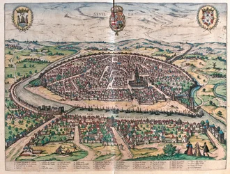 Sevilla, Spanien (gravyr
