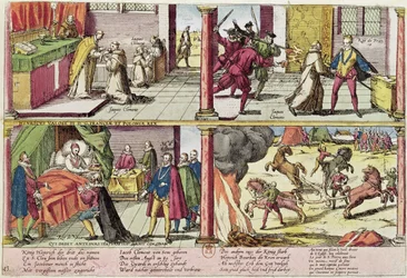 Mordet på Henrik III (1551-89) och avrättningen av hans mördare, Jacques Clément (1564-89), 1589-92