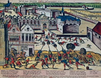 The Haultepenne Fury 1581 (färgad gravyr)