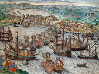 Tillfångatagandet av La Goulette och Tunis av Charles V