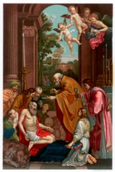 Sista nattvarden av Saint Hieronymus, 1614 1870