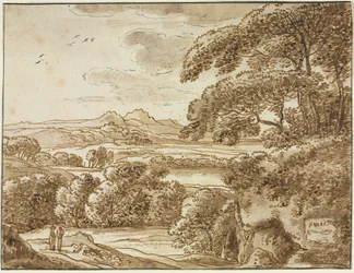 Landskap, ca 1780.
