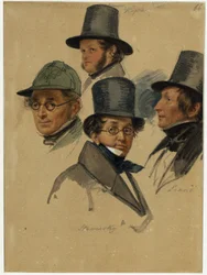 Franz Kugler, Karl Stawinsky, Peter Joseph Lenné, E. B. J. Raupach ()