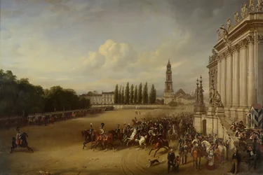 Parad i Potsdam år 1817