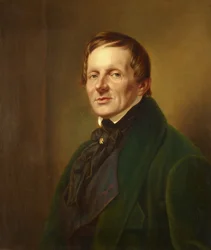 Porträtt av skulptören Ludwig Wichmann (kopia efter Franz Krüger)