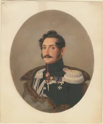 Porträtt av greve Alexey Fyodorovich Orlov 1787-1862