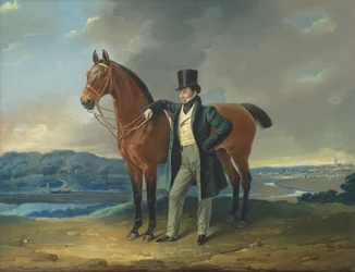 Wilhelm Christian Benecke von Groditzberg, 1828 (pastell på papper nedlagd på duk)