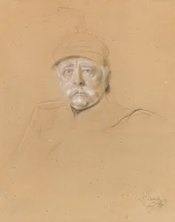 Porträtt av Otto von Bismarck 1815-1898, 1894.