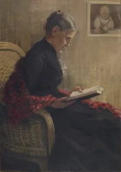 Porträtt av konstnärens mor