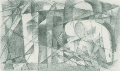 Franz Marc - Skissbok från fältet - Blad 14