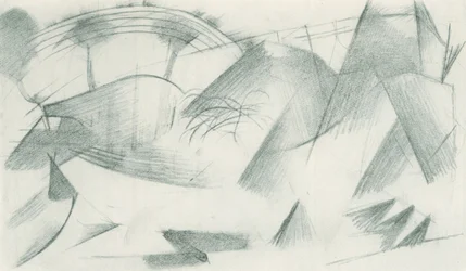 Franz Marc - Skissbok från fältet - Blad 33