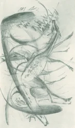 Franz Marc - Skissbok från fältet - Blad 36