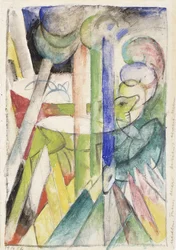 Bergsget; Bergziegen, 1914