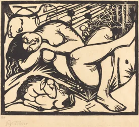 Sovande herdinna Schlafende Hirtin, 1912.