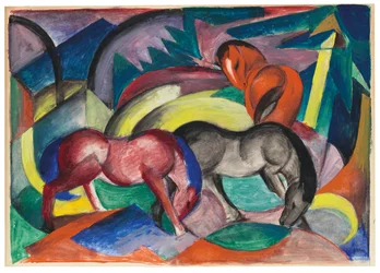 Tre hästar, 1912