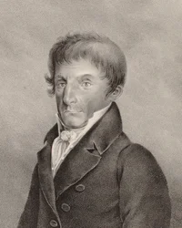 Porträtt av kompositören Antonio Salieri 1750-1825, ca 1835.