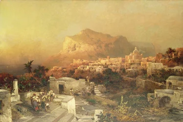 Capri, ca 1870-79 (olja på duk)