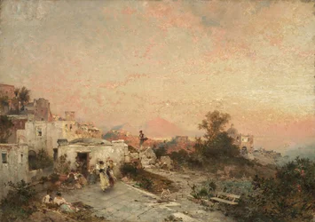 La Tarantella, Posilipo, Neapel, ca 1895