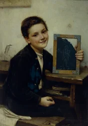 Skolpojke, 1880