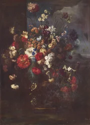 Blomma stycke