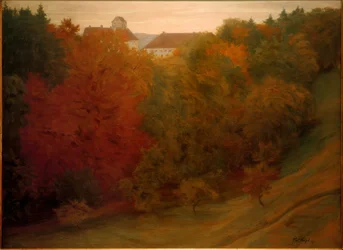 Utsikt över Seefeld slott