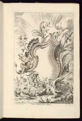 Cartouche with Dragon, Cartouches Book för olika användningsområden