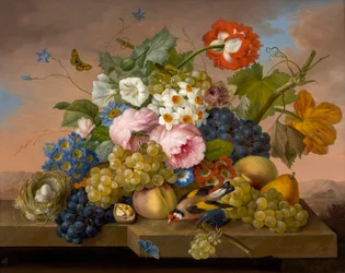 blommigt stilleben