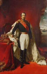 Kejsar Napoleon III ... (målning på duk)