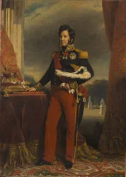 Franska:  Louis-Philippe 1er, Roi des Francais (1773-1850) Louis Philippe I i generalofficerens uniform