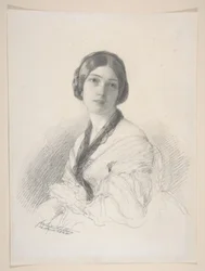 Porträtt av baronessan Gudin, född Margareth Louis Hay