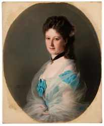 Porträtt av Olga von Grunelius