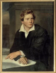Porträtt av arkitekten Karl Berckmuller (1800-1879). Målning av Franz Xaver Winterhalter (1806-1873)