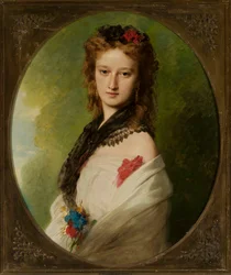 Porträtt av Zofia Zamoyska, född Potocka (1851-1927)