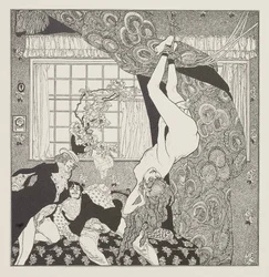 Illustration till „Berättelser vid toalettbordet“ av Choisy Le Conin
