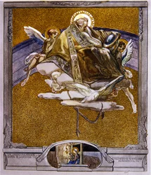 Illustration från Dantes gudomliga komedi, Paradiso, Canto XVII, 1921 (wc på papper)