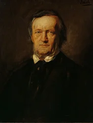 Porträtt av Richard Wagner