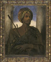 Porträtt av en arab