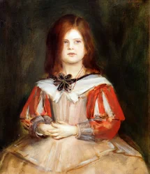 Porträtt av Gabriella Lenbach, 1898