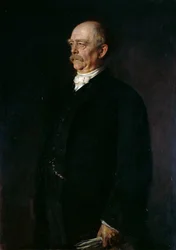 Porträtt av Otto von Bismarck 1815-1898, 1884