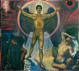 Domens ängel, målning, omkring 1922