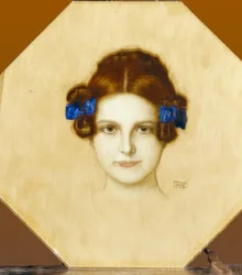 Franz von Stuck, Mary med blåa band