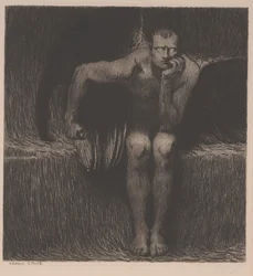Lucifer, ca 1890 (etsning)