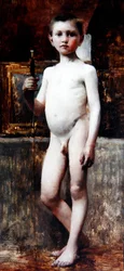 Ung pojke, ca 1911 (olja på duk)