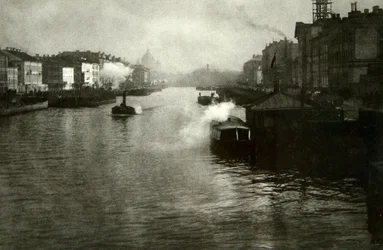 Fontankafloden i St Petersburg, Ryssland, 1900-talet