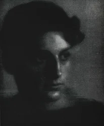 Mans huvud, c1903