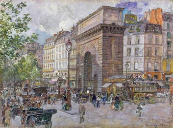 Porte Saint-Martin, 1898