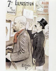 Verlaine - affisch för målerisalongen, cirka 1894.