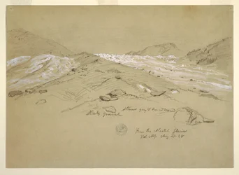 Aletschglaciären, Bernalperna, Schweiz