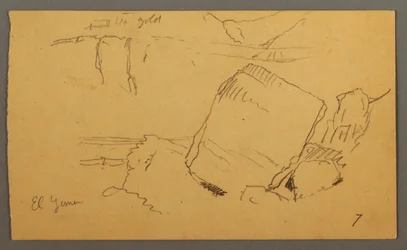 Teckning, Boulders, februari möjligen 1868